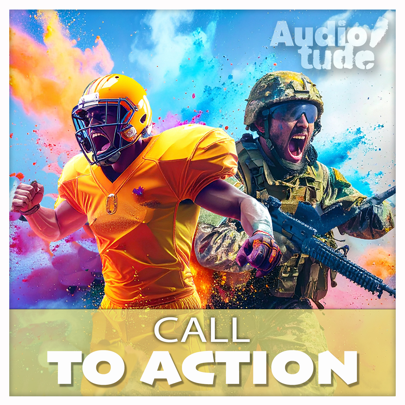 lbum cover for Call to Action production music